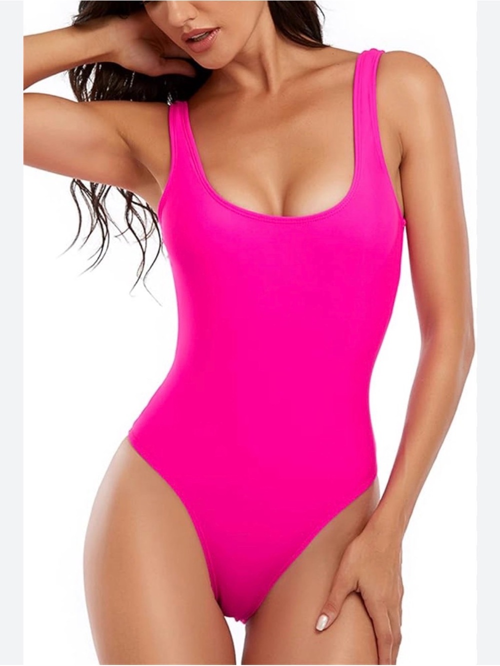 Summer Mae Neon Pink One Piece Swimsuit – Size Small